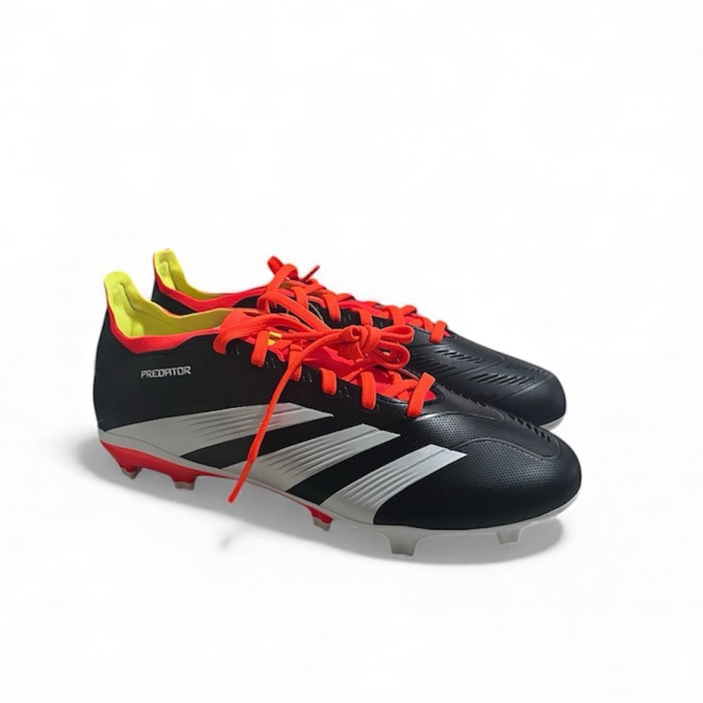 Adidas Predator League Soccer Cleats Black/Orange Men’s Sz 6.5 Wmns 7.5